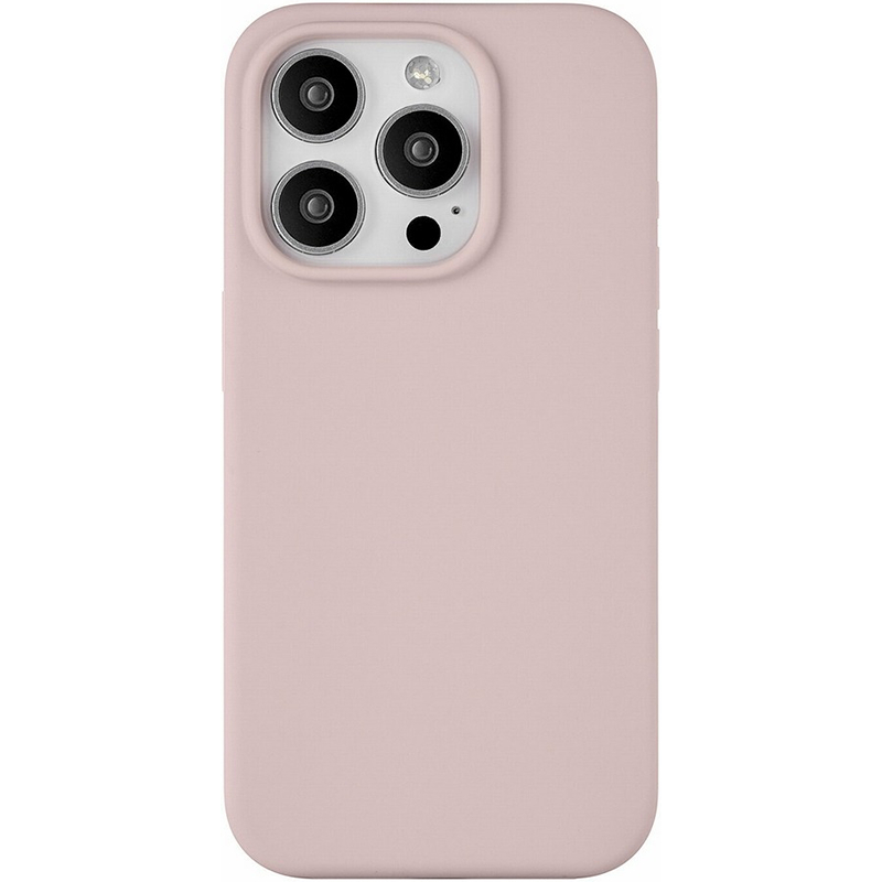 CS266LR61PTH-I23M Чехол защитный uBear Touch Mag Case, iPhone 15 Pro, MagSafe, силикон, розовый